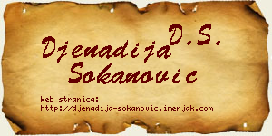 Đenadija Sokanović vizit kartica